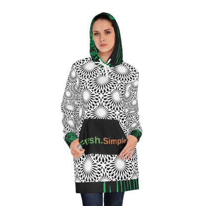 Women's Fresh Simple 'Side Flirt' Hoodie Dress (AOP)