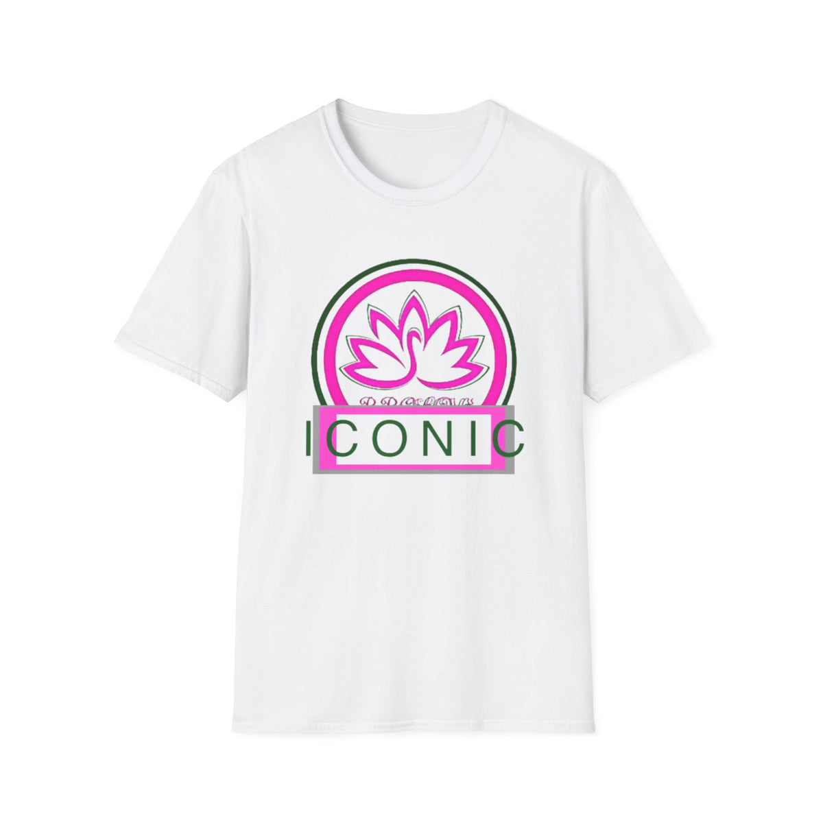 Iconic Lotus Graphic Unisex Softstyle T-Shirt
