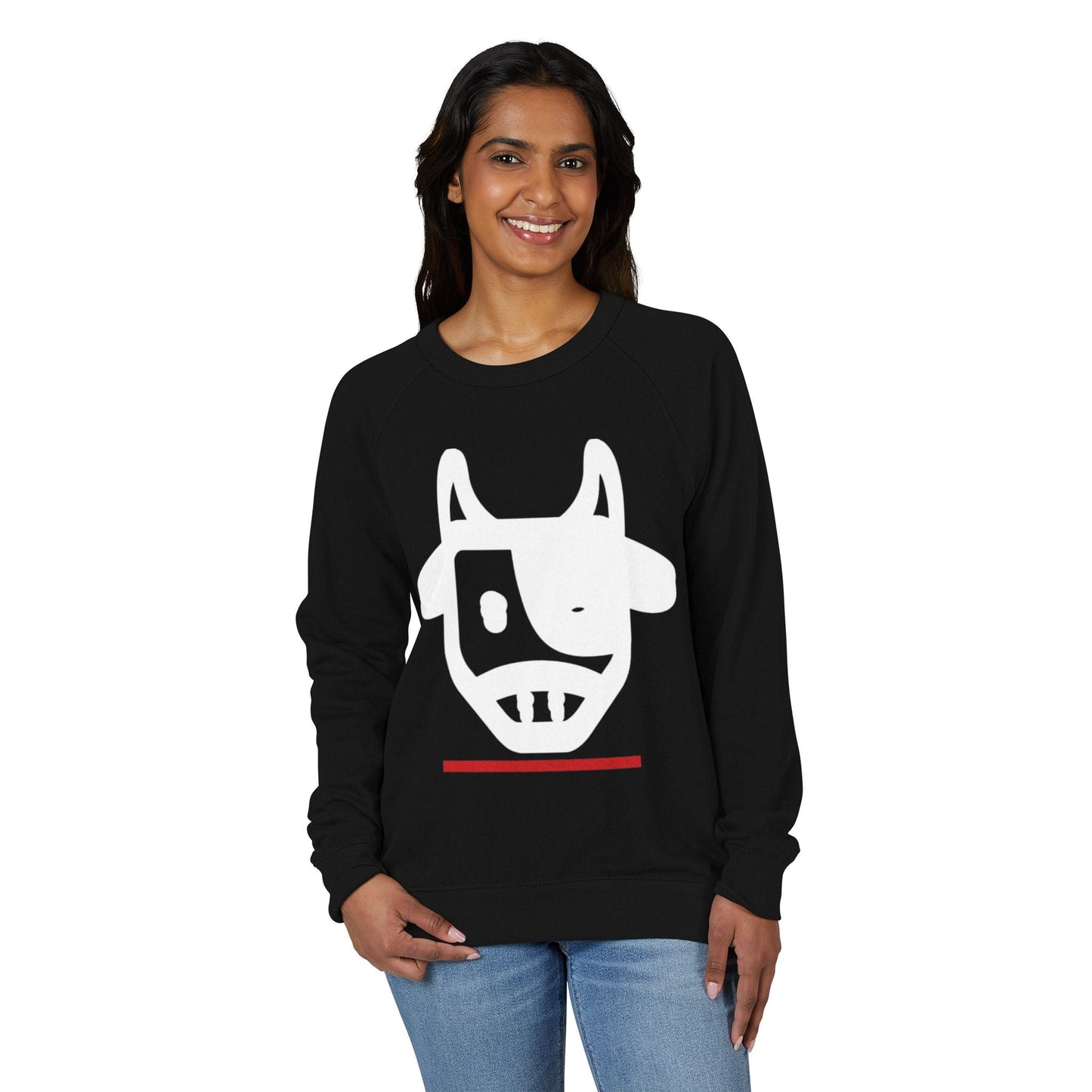 Raglan Crewneck Sweatshirt - Elegante Design Printify