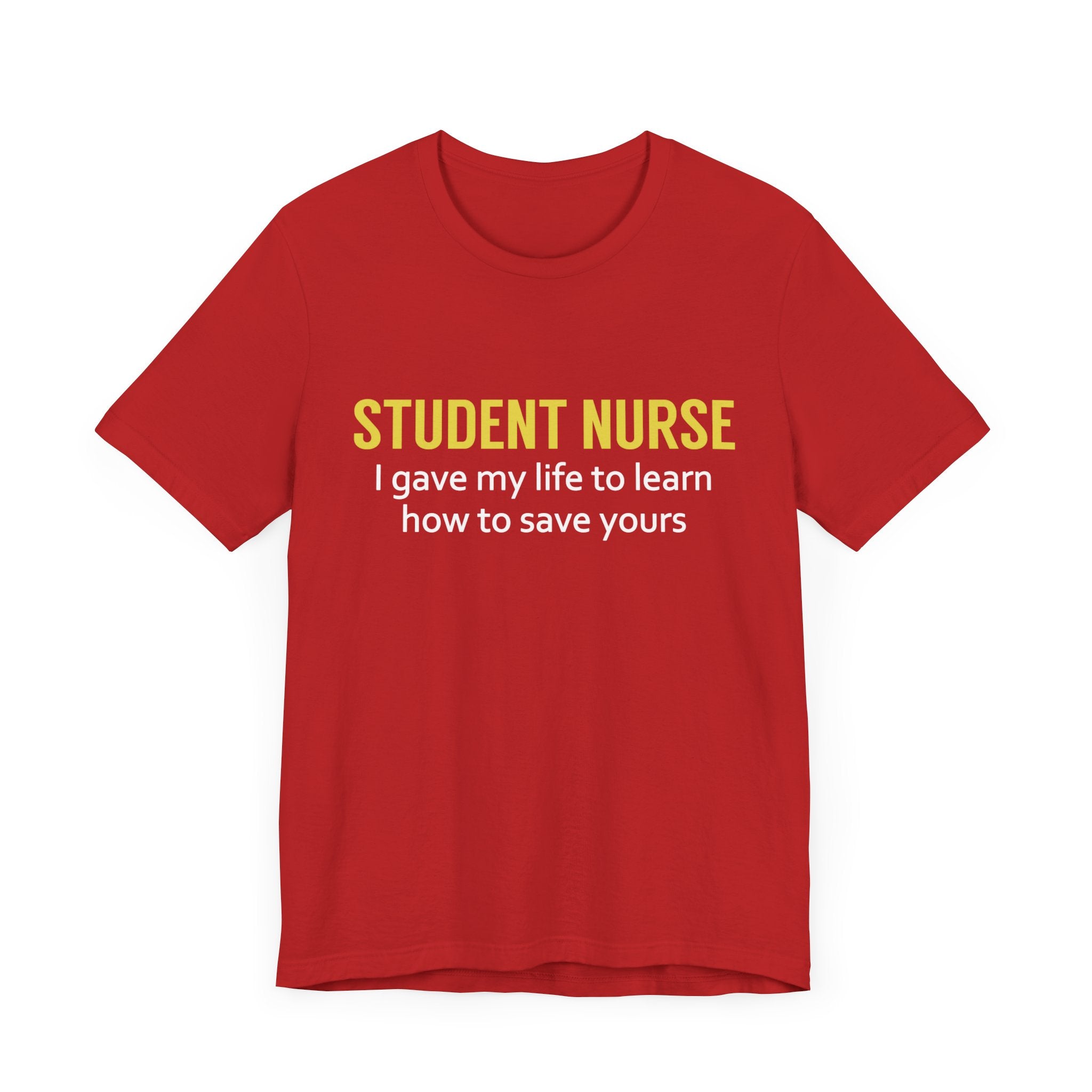 Tee-shirt unisexe infirmière étudiante 
