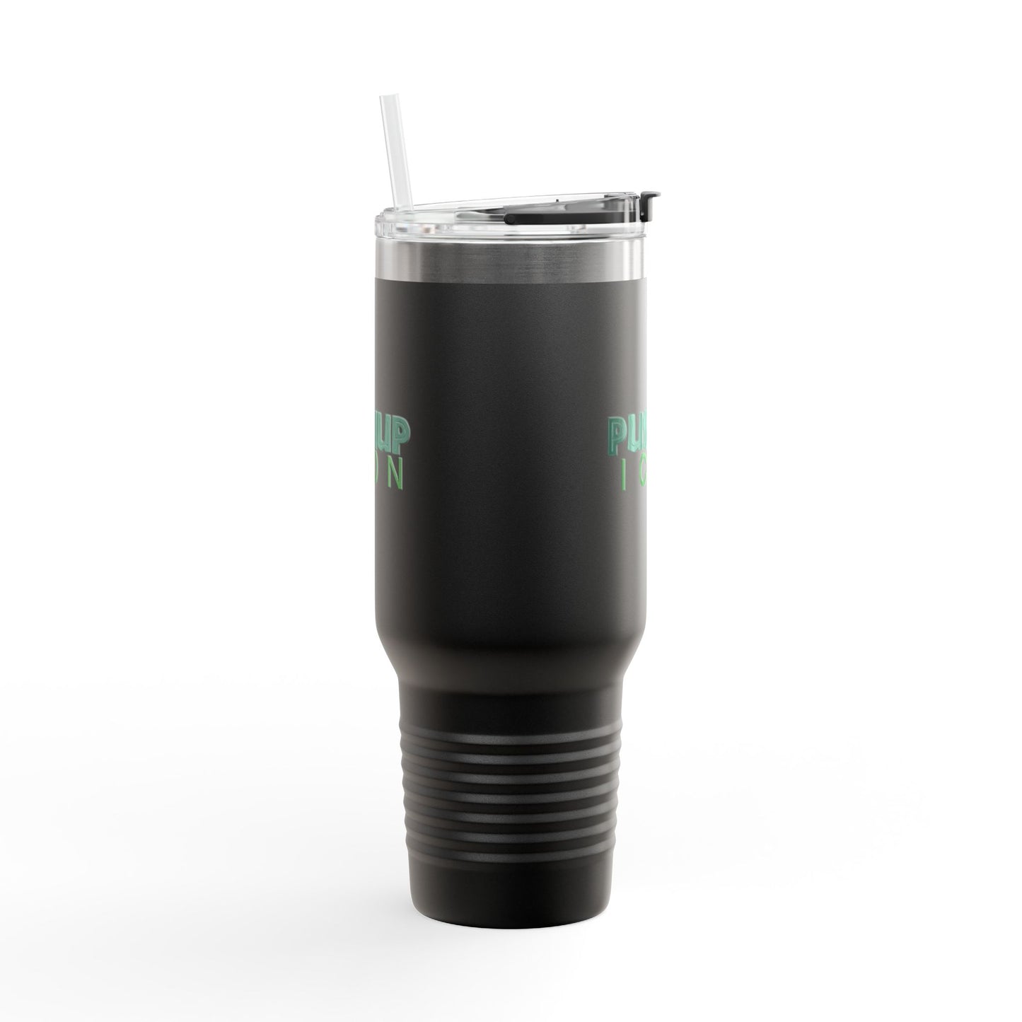Inspirational Insulated Travel Mug - 40oz with Pushup Icon Design