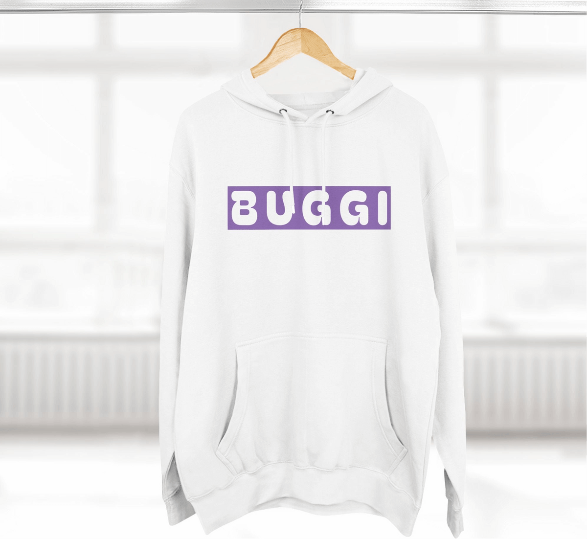 Hoodie BUGGI RC'nSONS Three-Panel Fleece Printify