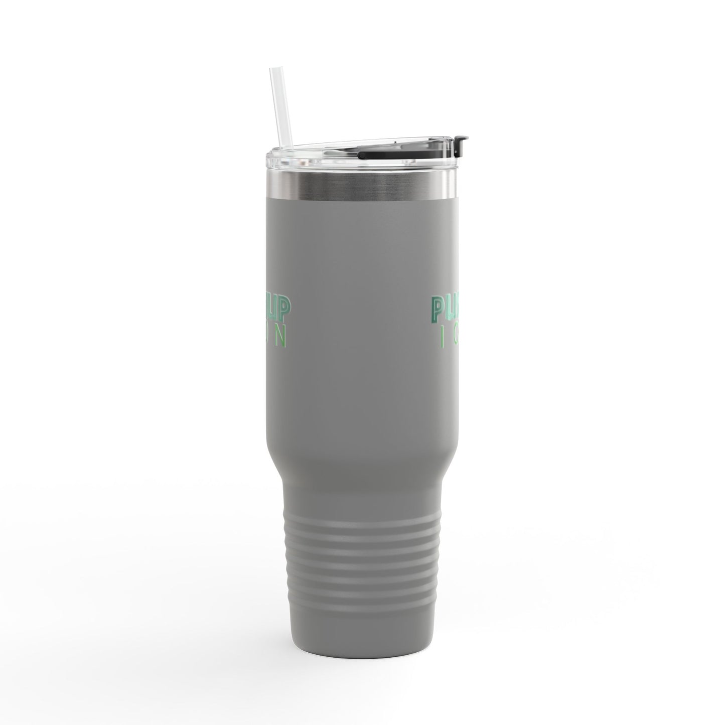 Inspirational Insulated Travel Mug - 40oz with Pushup Icon Design