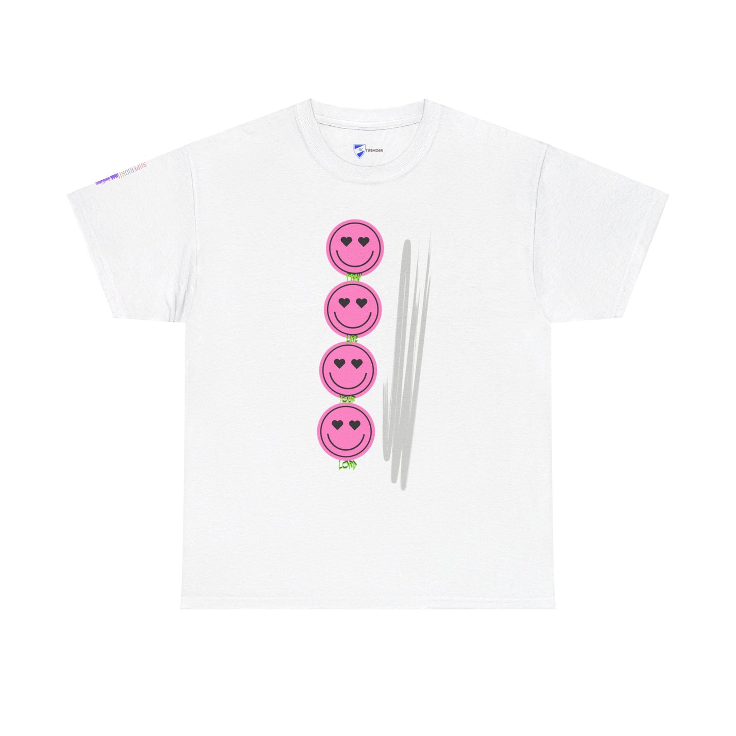 RCNSONS Unisex Heavy Cotton Smileys Tee