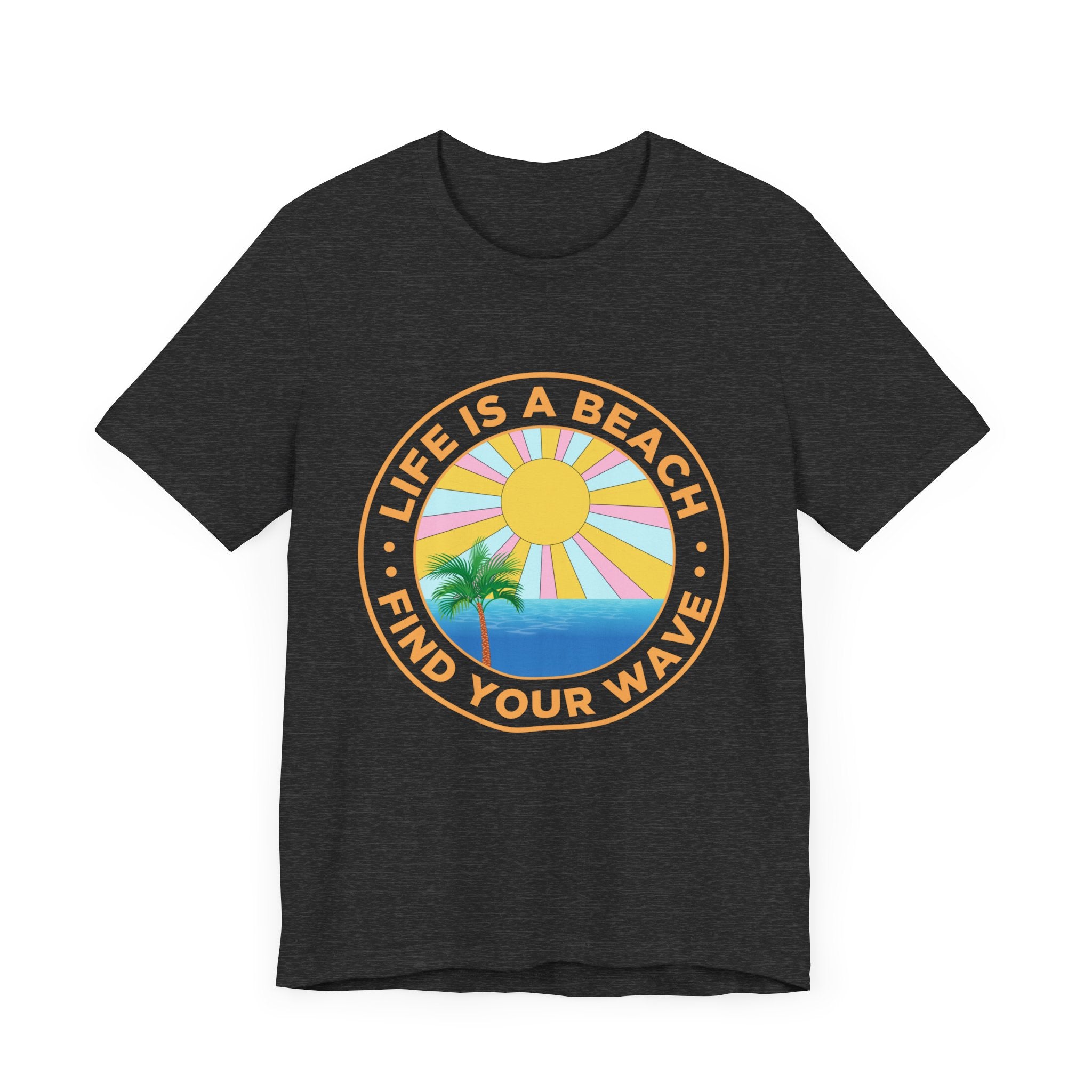 La vie est un tee-shirt unisexe de plage 