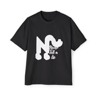 Oversized Tee - Never Tell a Lie Graphic Print Printify