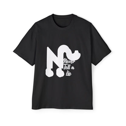 Oversized Tee - Never Tell a Lie Graphic Print Printify