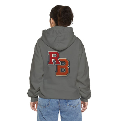 Letterman RB Hoodie — Garment-Dyed Athletic Pullover Printify