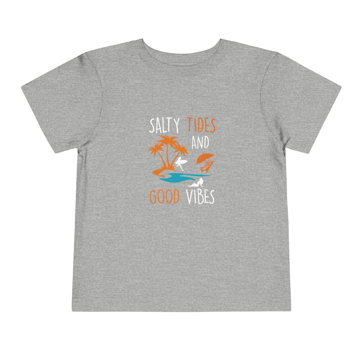 Salty Tides And Good Vibes Toddler Tee