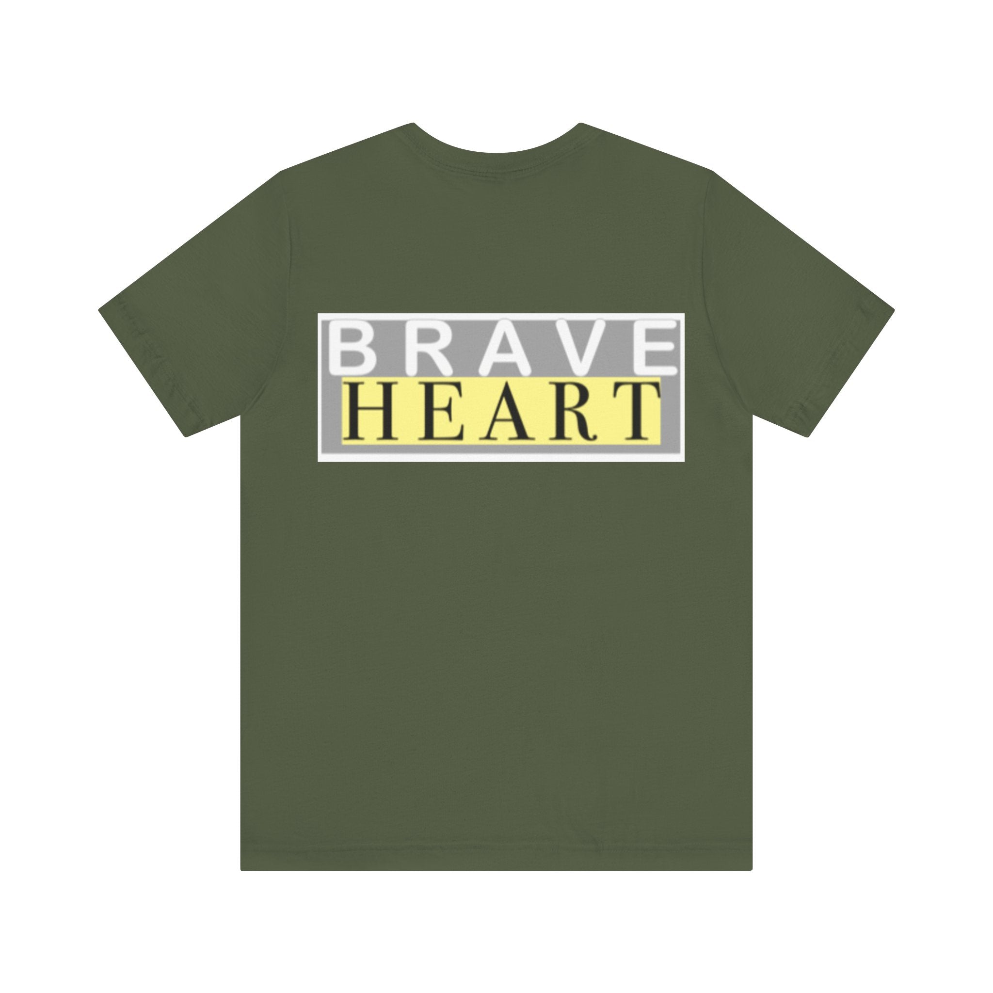 Brave Heart Unisex Tee, Inspirational T-Shirt, Gift for Champions, Casual Wear, Motivational Apparel