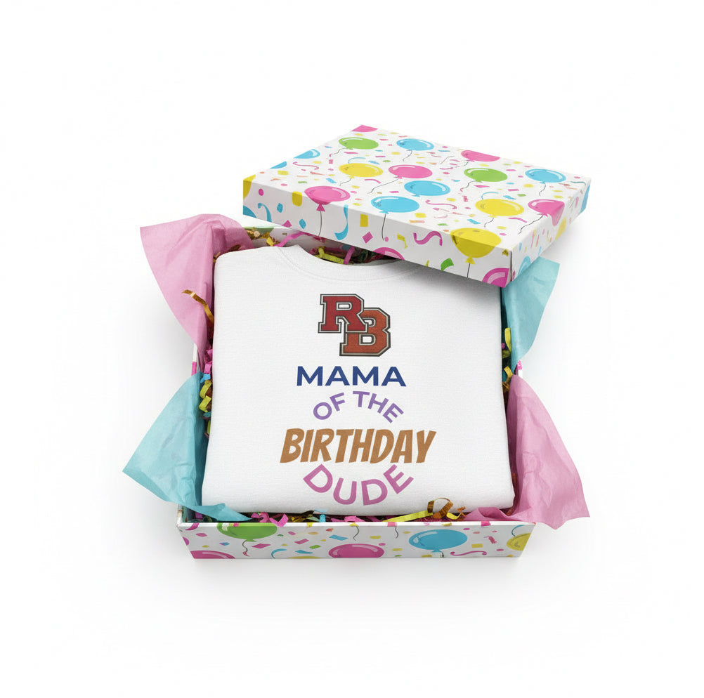 Mama of the Birthday Dude T-Shirt — Mom Birthday Party Tee