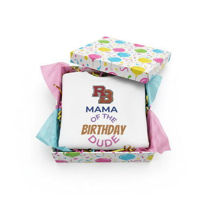 Mama of the Birthday Dude T-Shirt — Mom Birthday Party Tee