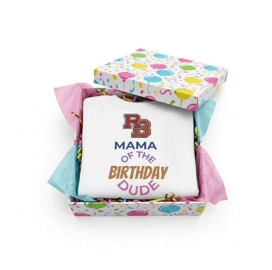 Mama of the Birthday Dude T-Shirt — Mom Birthday Party Tee