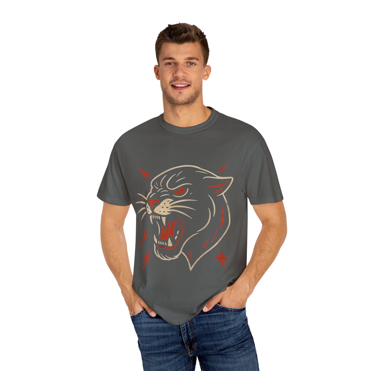 Roar Garment-Dyed T-shirt Printify