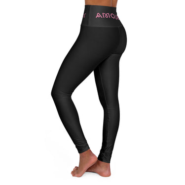 Amourös High Waisted Elastic leggings Sublimated