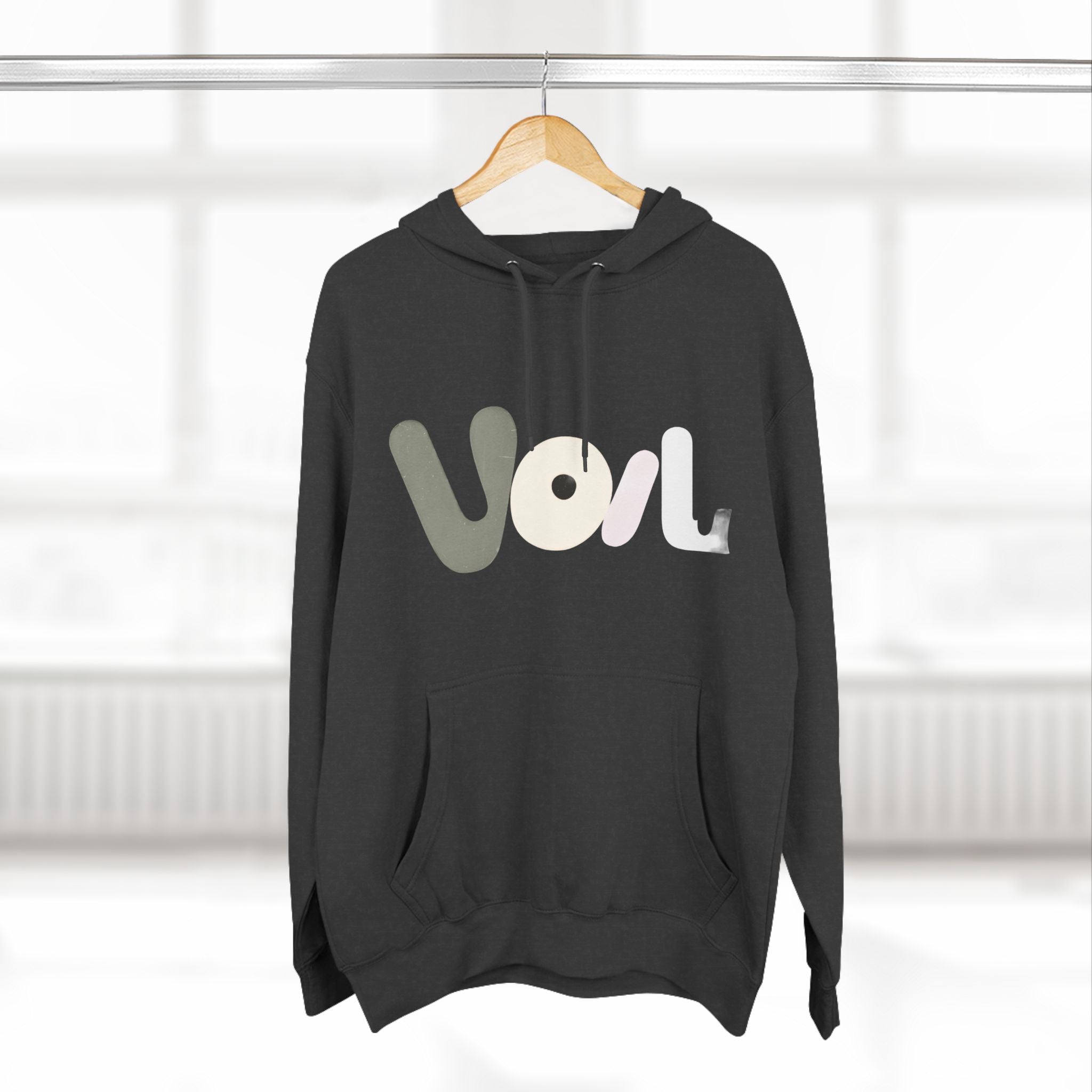 Voila Three-Panel  Hoodie
