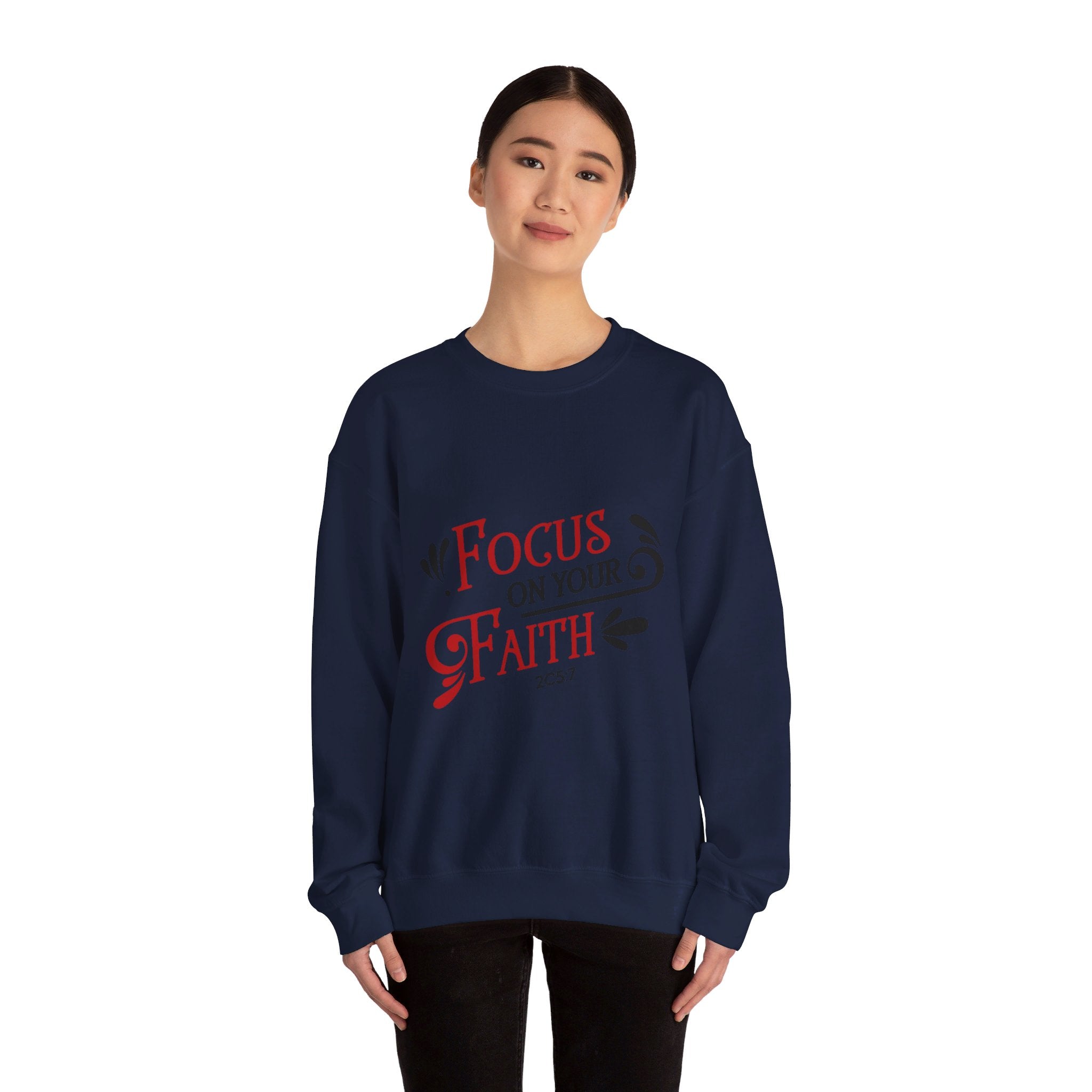 Concentrez-vous sur votre sweat-shirt unisexe foi 