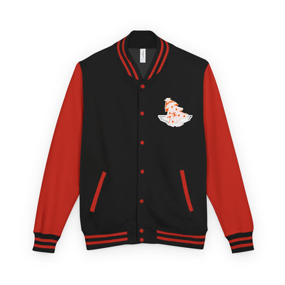 Letterman Jacket - 'hello santa' Design Printify