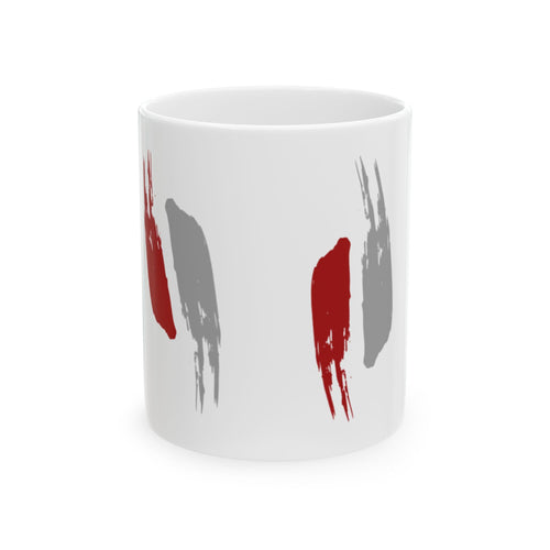 Modern Abstract Ceramic Mug - Artistic Coffee Cup, Trendy Drinkware, Unique Gift for Art Lovers, Home Decor, Kitchen Accessory Printify