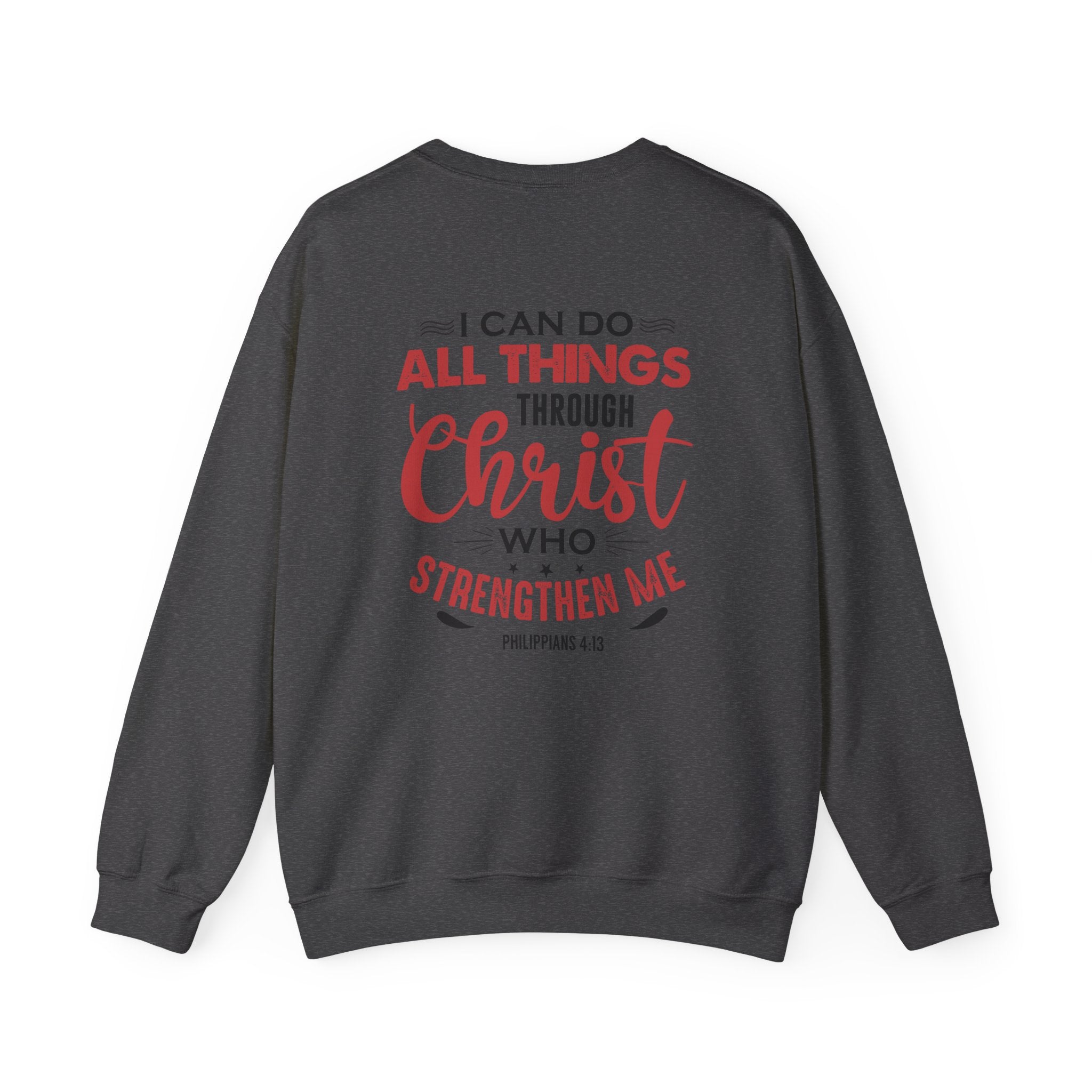Je peux tout faire à travers le Christ Sweat-shirt unisexe 