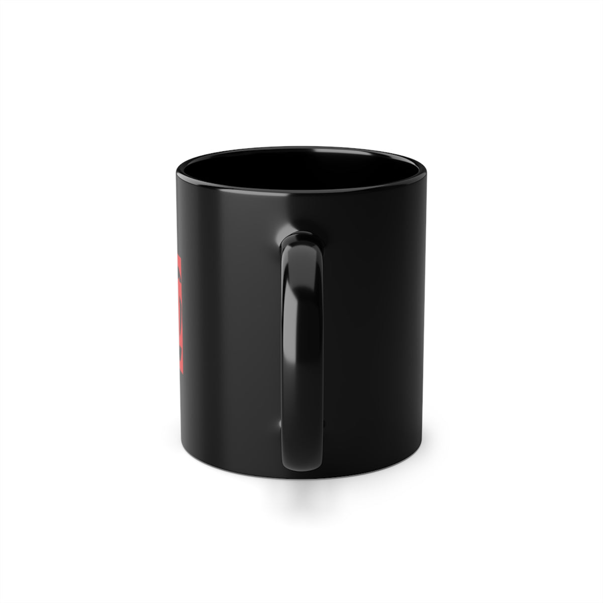 Bold Black Coffee Mug - 11oz, Unique Design for Coffee Lovers