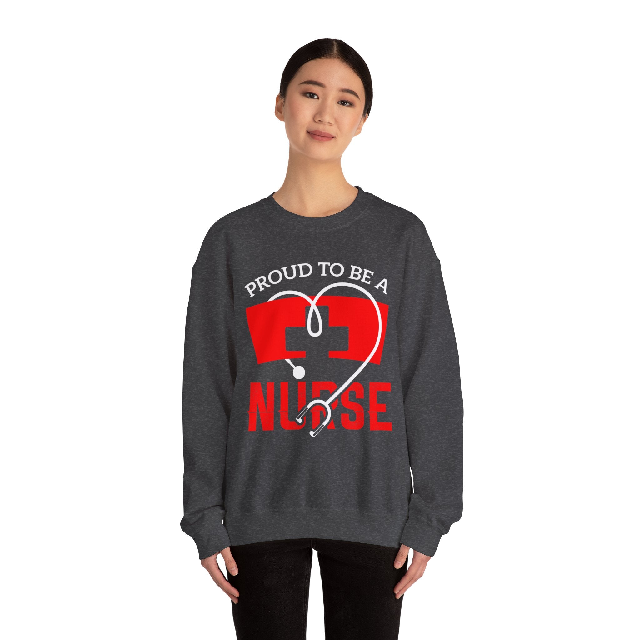 Fier d’être un sweat-shirt unisexe infirmière 