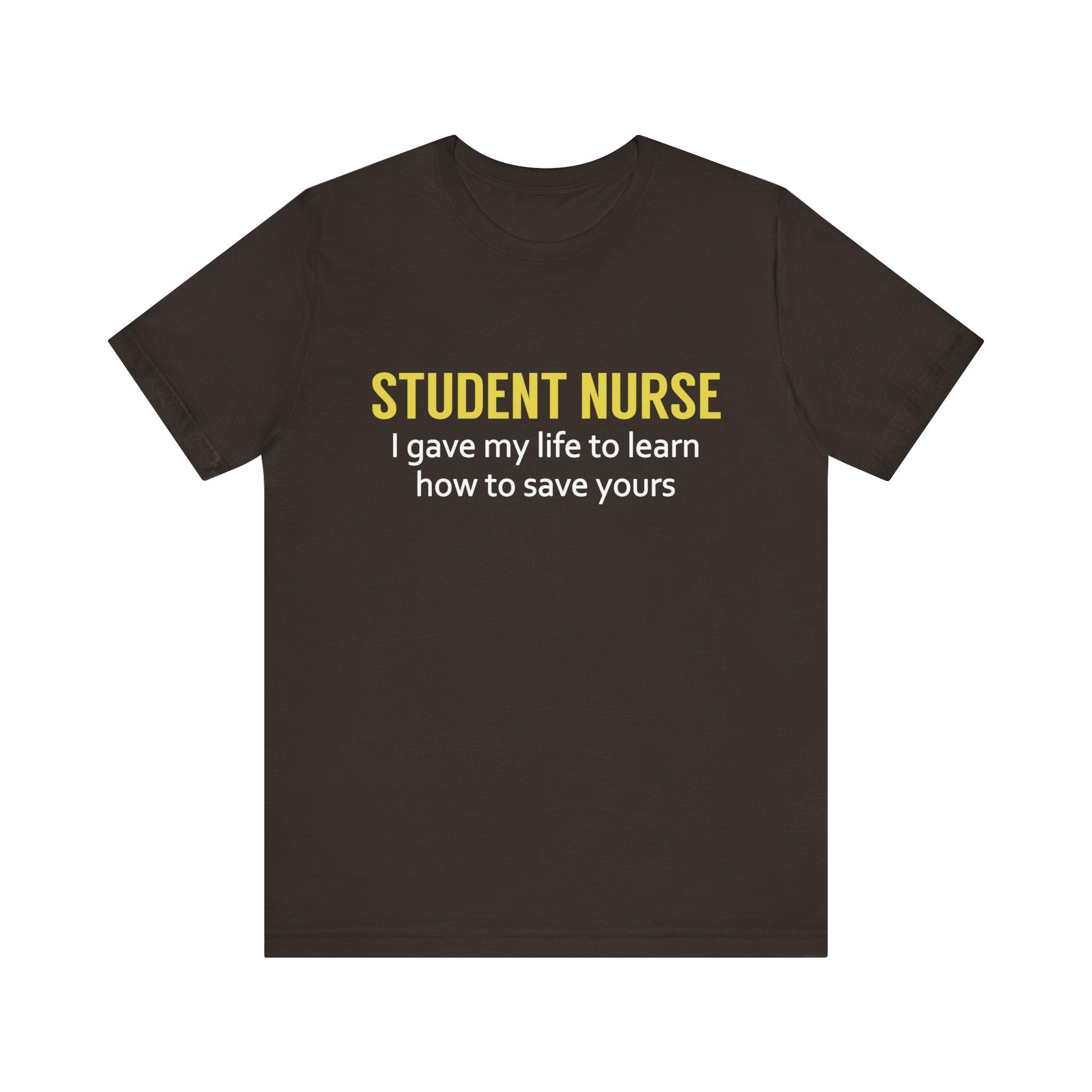 Tee-shirt unisexe infirmière étudiante 