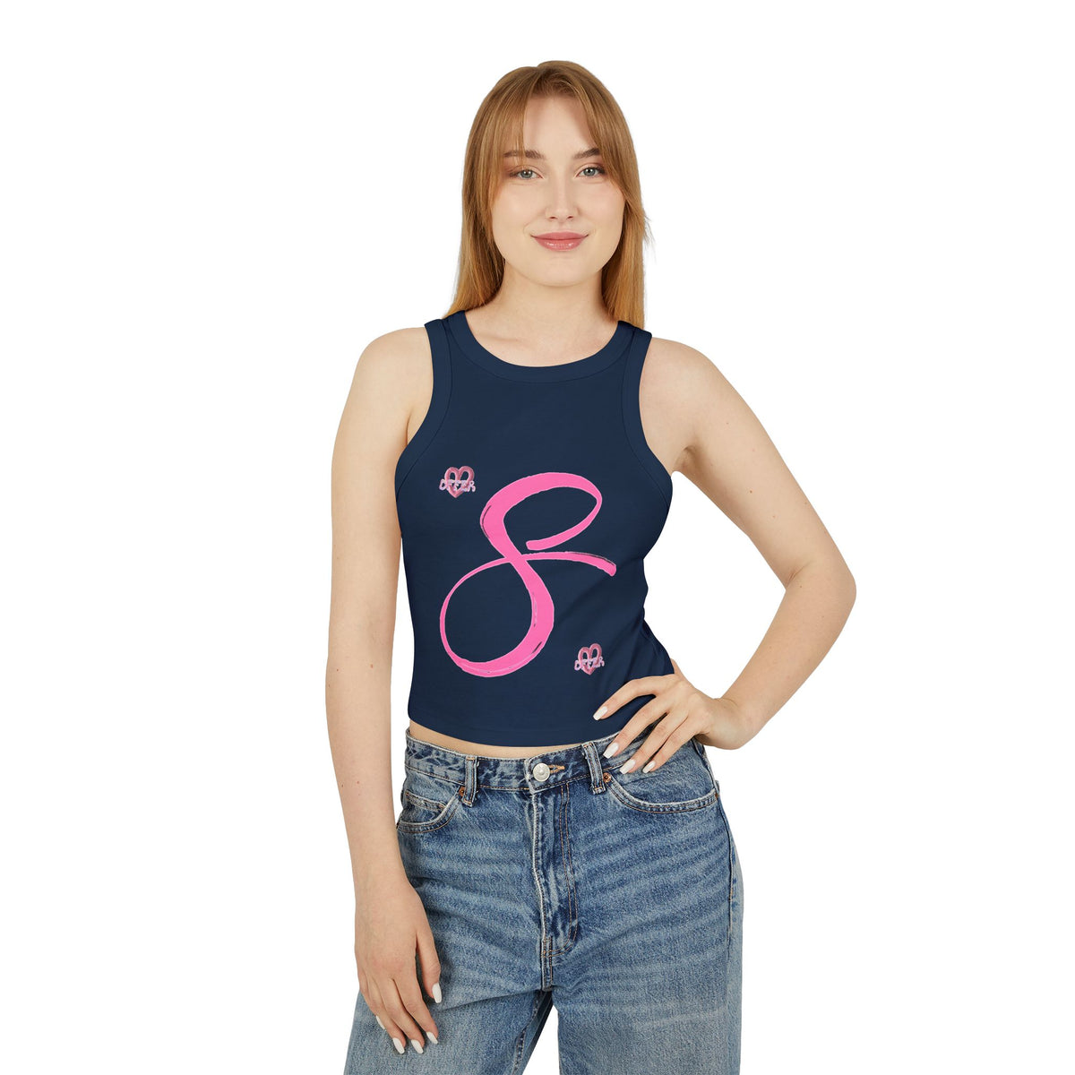 RCNSONS Micro Rib Racer Tank Top