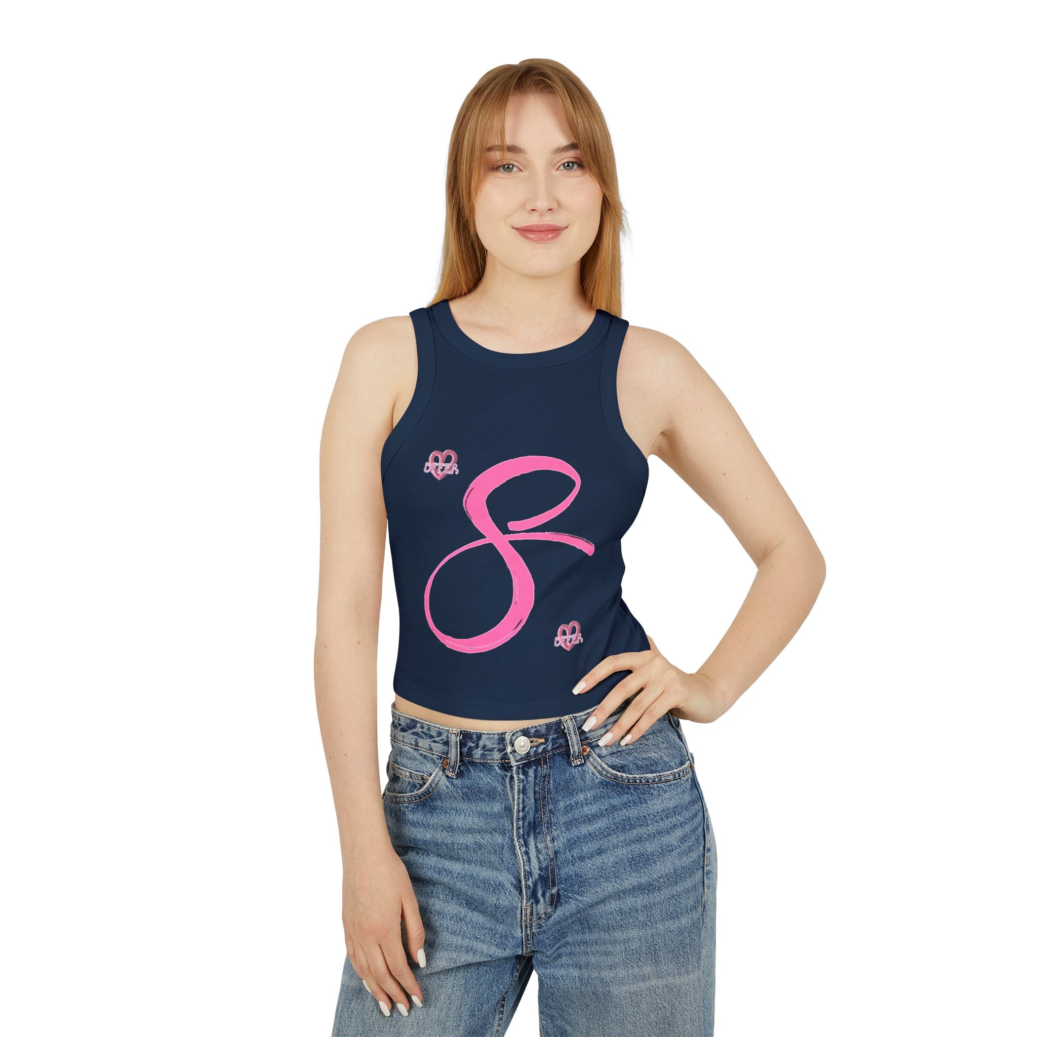RCNSONS Micro Rib Racer Tank Top