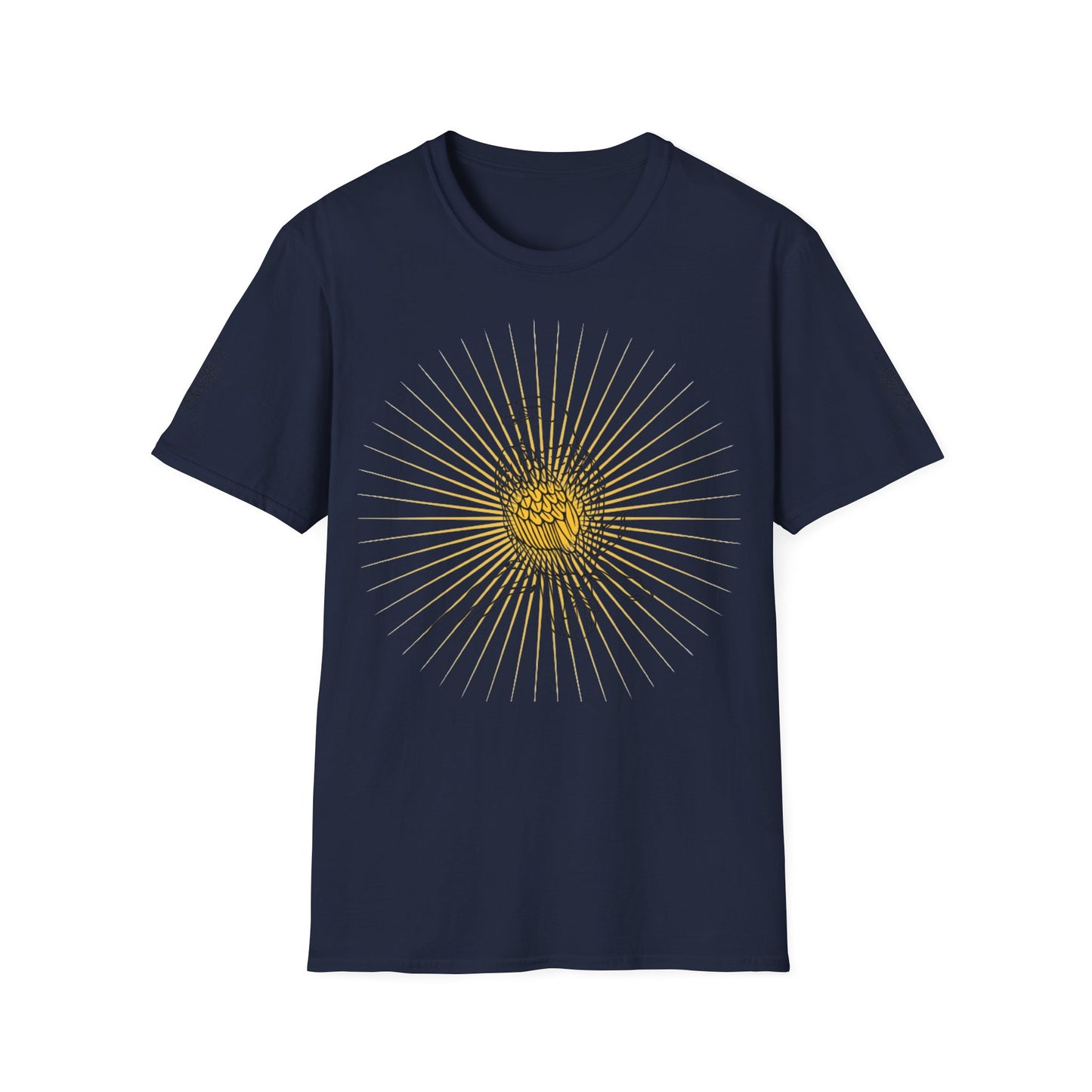 Rcnsons Unisex Softstyle Eagle Sun Wave T-Shirt