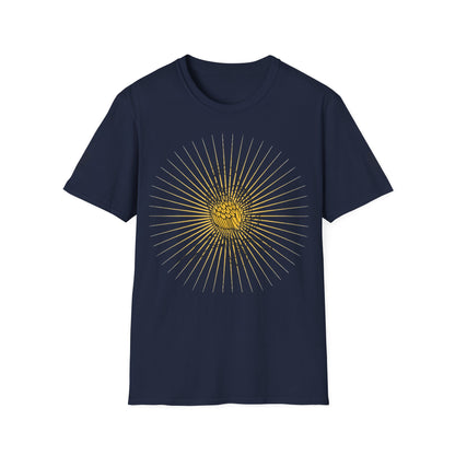 Rcnsons Unisex Softstyle Eagle Sun Wave T-Shirt