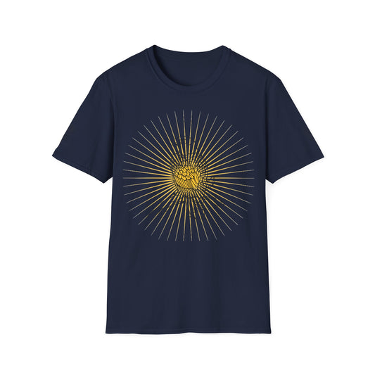 Rcnsons Unisex Softstyle Eagle Sun Wave T-Shirt