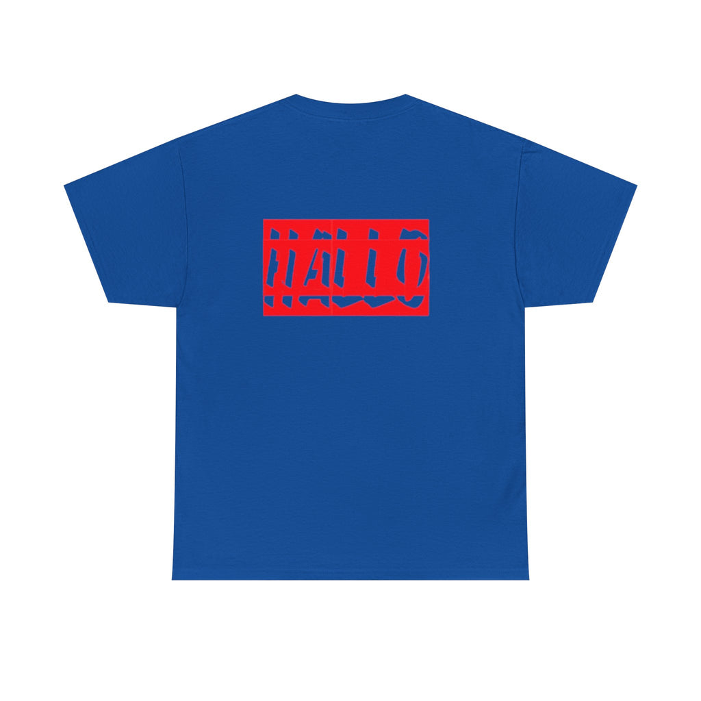 Bold "HALLO" Unisex Heavy Cotton Tee - Casual Style for Everyday Wear