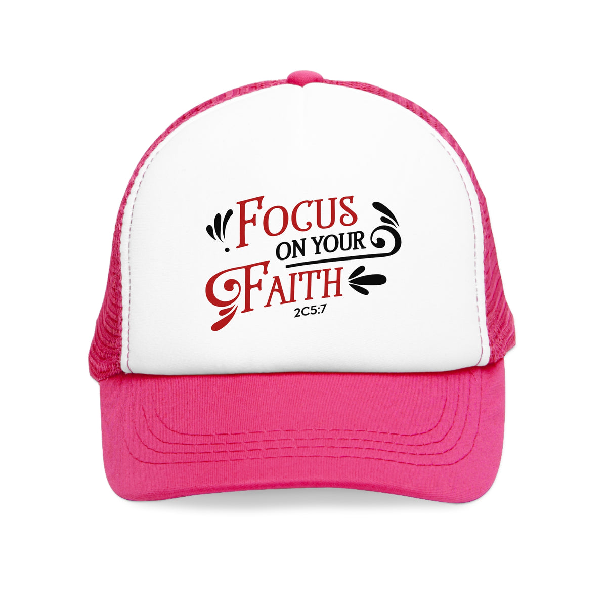 Focus On Your Faith Mesh Cap