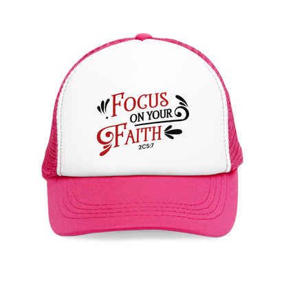 Focus On Your Faith Mesh Cap