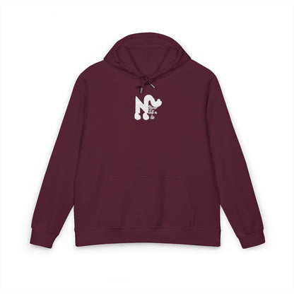 Raglan Hoodie - 'Never tell a lie' Embroidered Design Printify