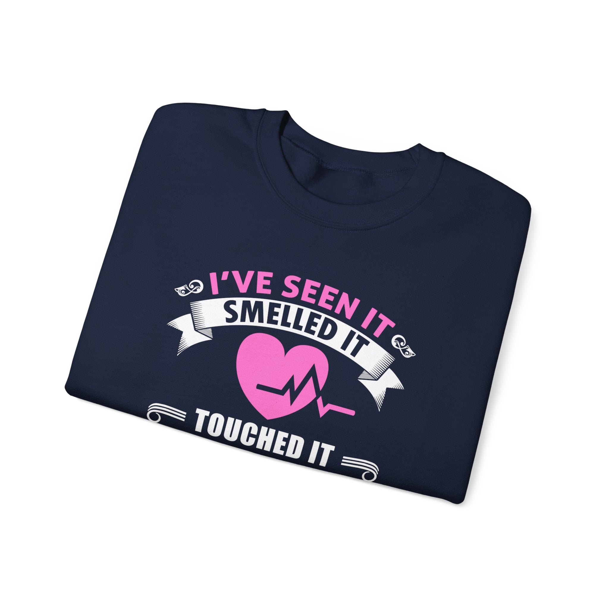 J’ai vu ça sentait ça touchait ce sweat-shirt unisexe 