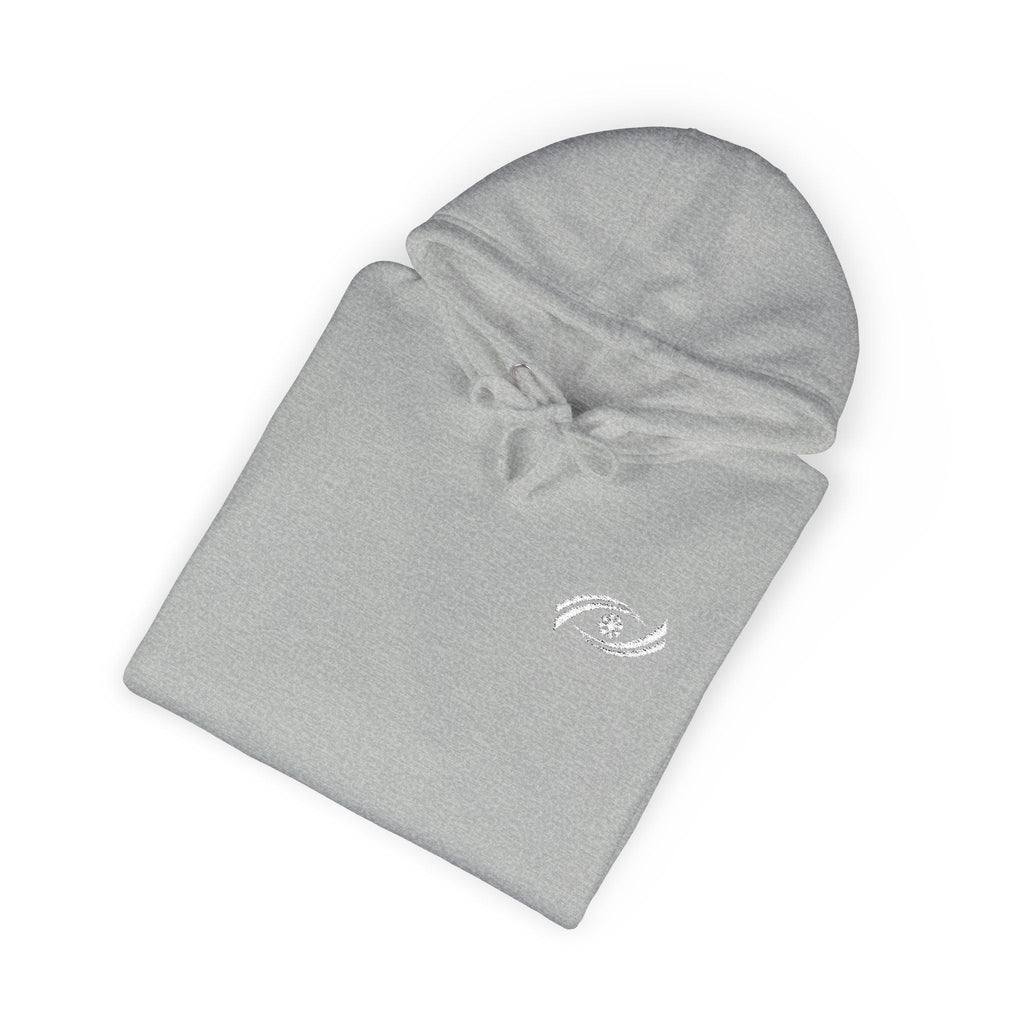 Cozy Unisex Fleece Hoodie with Artistic Design, Casual Wear, Gift for Him/Her, Fall Fashion, Everyday Comfort Printify