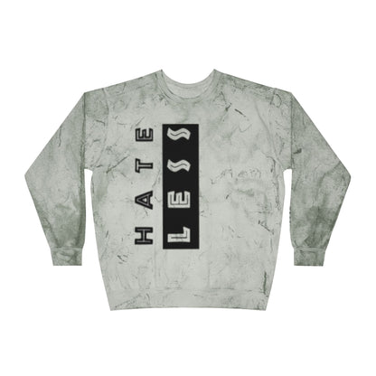 Color Blast Crewneck Sweatshirt - Hate Less Statement Apparel
