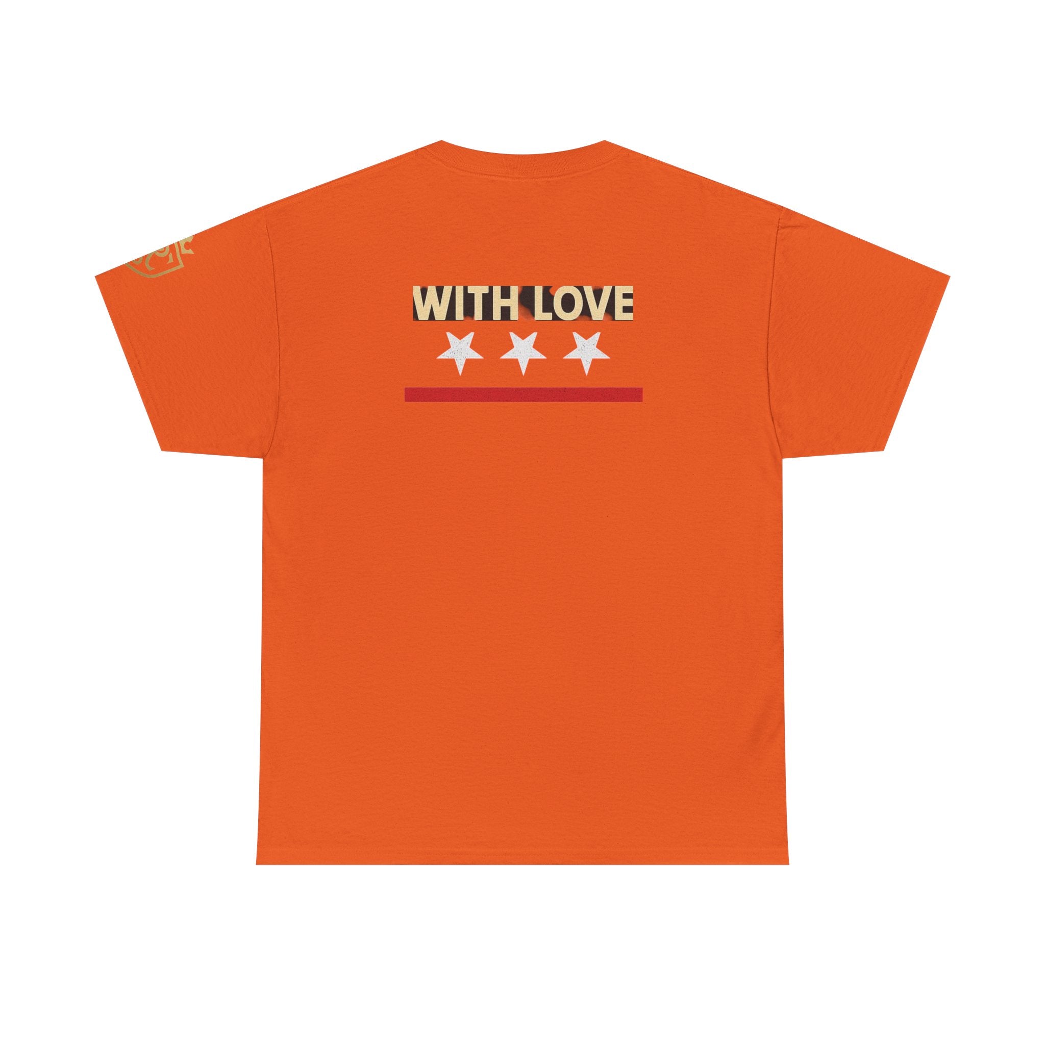 Stylish Unisex Heavy Cotton Tee - 'With Love' Statement Shirt, Casual Wear, Gift for Her, Gift for Him, Everyday Comfort Printify