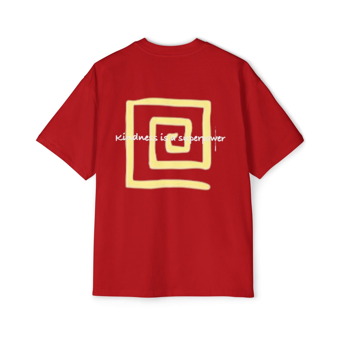 Oversized Tee - Kindness is a Super Power Graphic Design Shirt for Men Printify