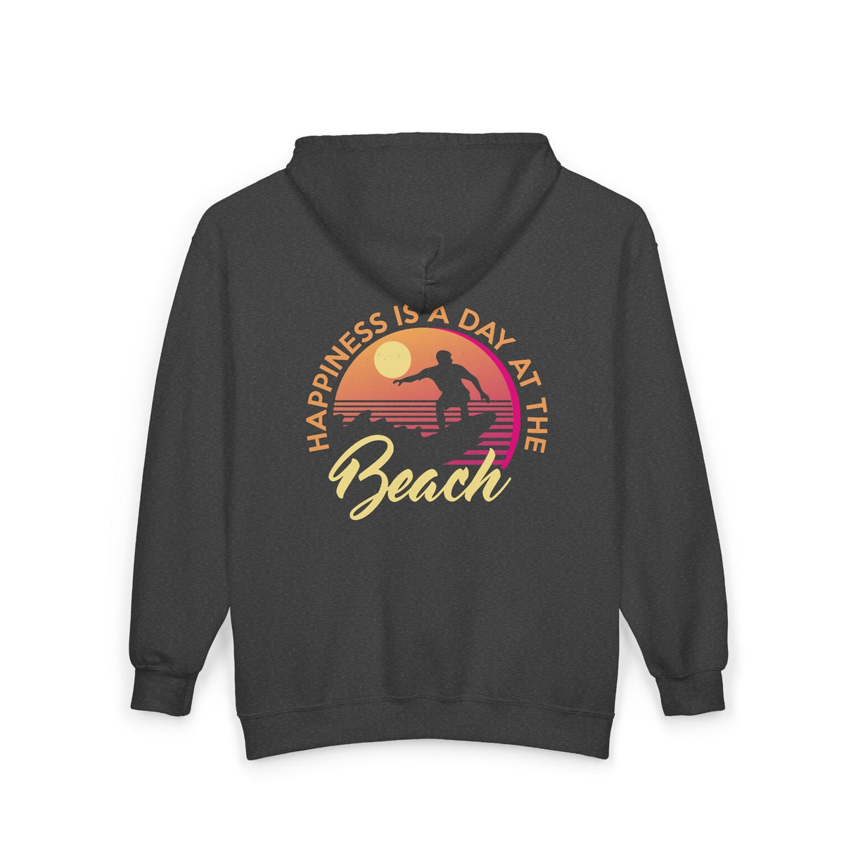 Beach Vibes Full Zip Hoodie, Unisex Printify