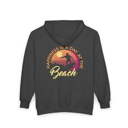 Beach Vibes Full Zip Hoodie, Unisex Printify