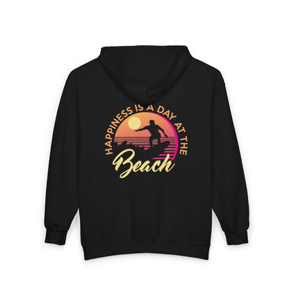 Beach Vibes Full Zip Hoodie, Unisex Printify