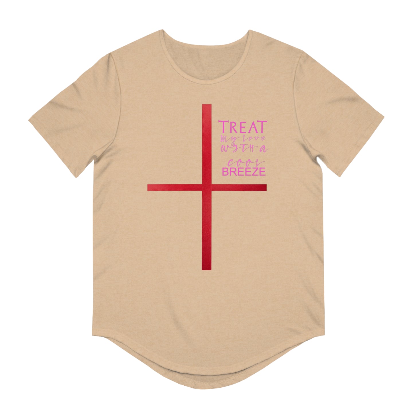 Men's Jersey Curved Hem Tee