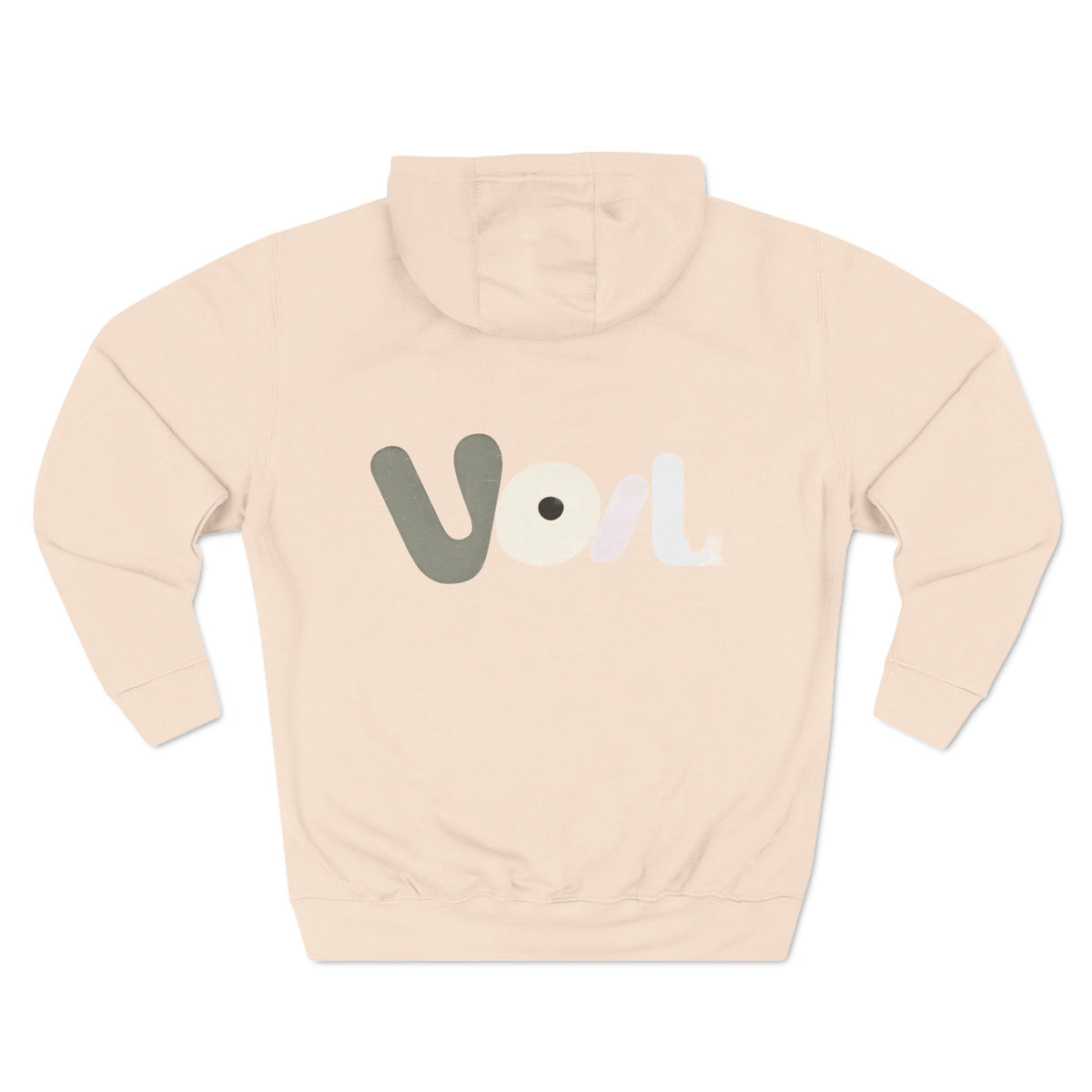 Voila Three-Panel  Hoodie