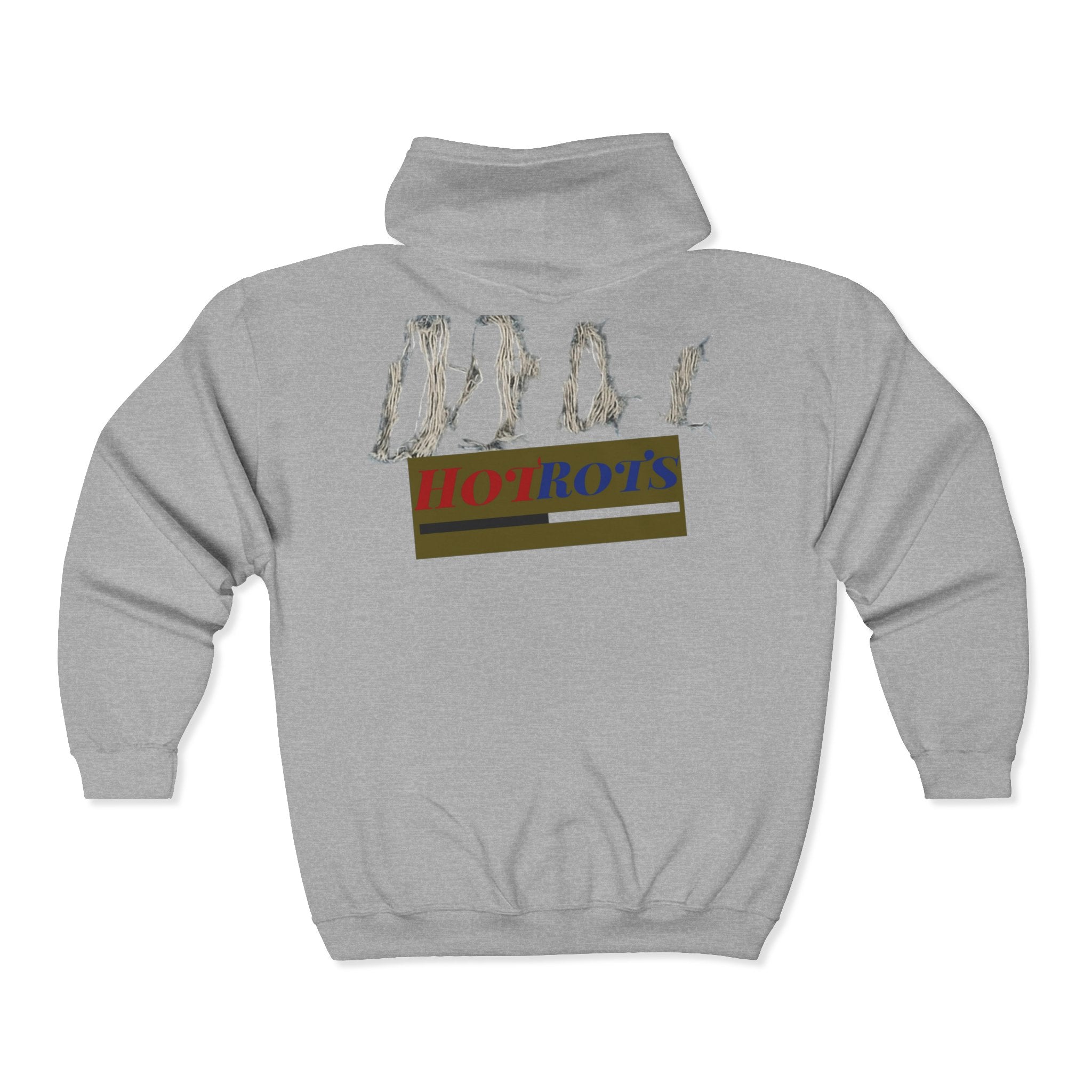 Retro Graphic Hoodie - Unique Zip Up Sweatshirt for Creative Minds, Statement Piece, Casual Wear, Gift for Art Lovers, Vintage Style Printify