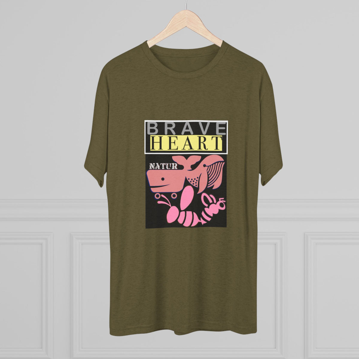Brave Heart Tri-Blend Unisex T-Shirt