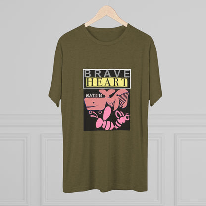 Brave Heart Tri-Blend Unisex T-Shirt