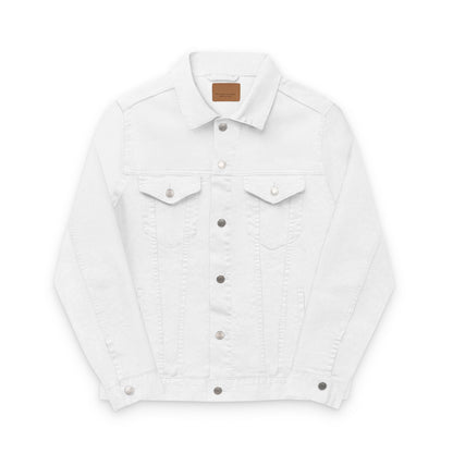 Stylish Unisex Embroidered Denim Jacket - Casual, Versatile, Gift for Birthdays, Holidays, Summer Outfits, Trendy Layering Printify